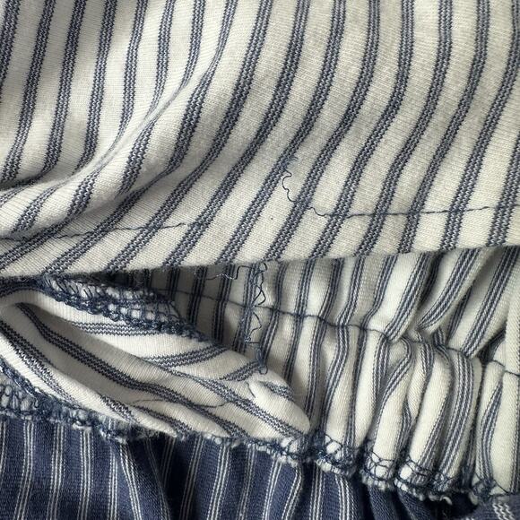 RVCA Dress Womens Medium Blue Fade Out Striped Preppy Coastal - Picture 8 of 11